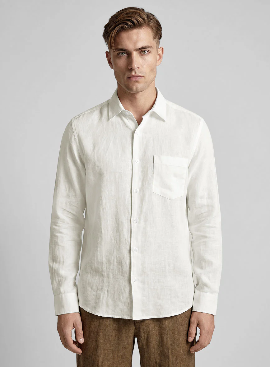 Linen Shirt · Stone